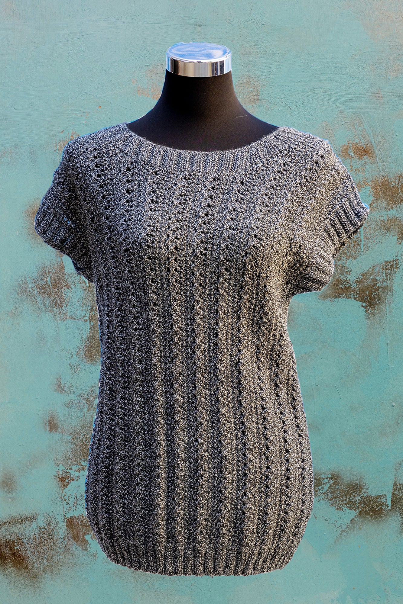 Handgestrickter Pulli (M)