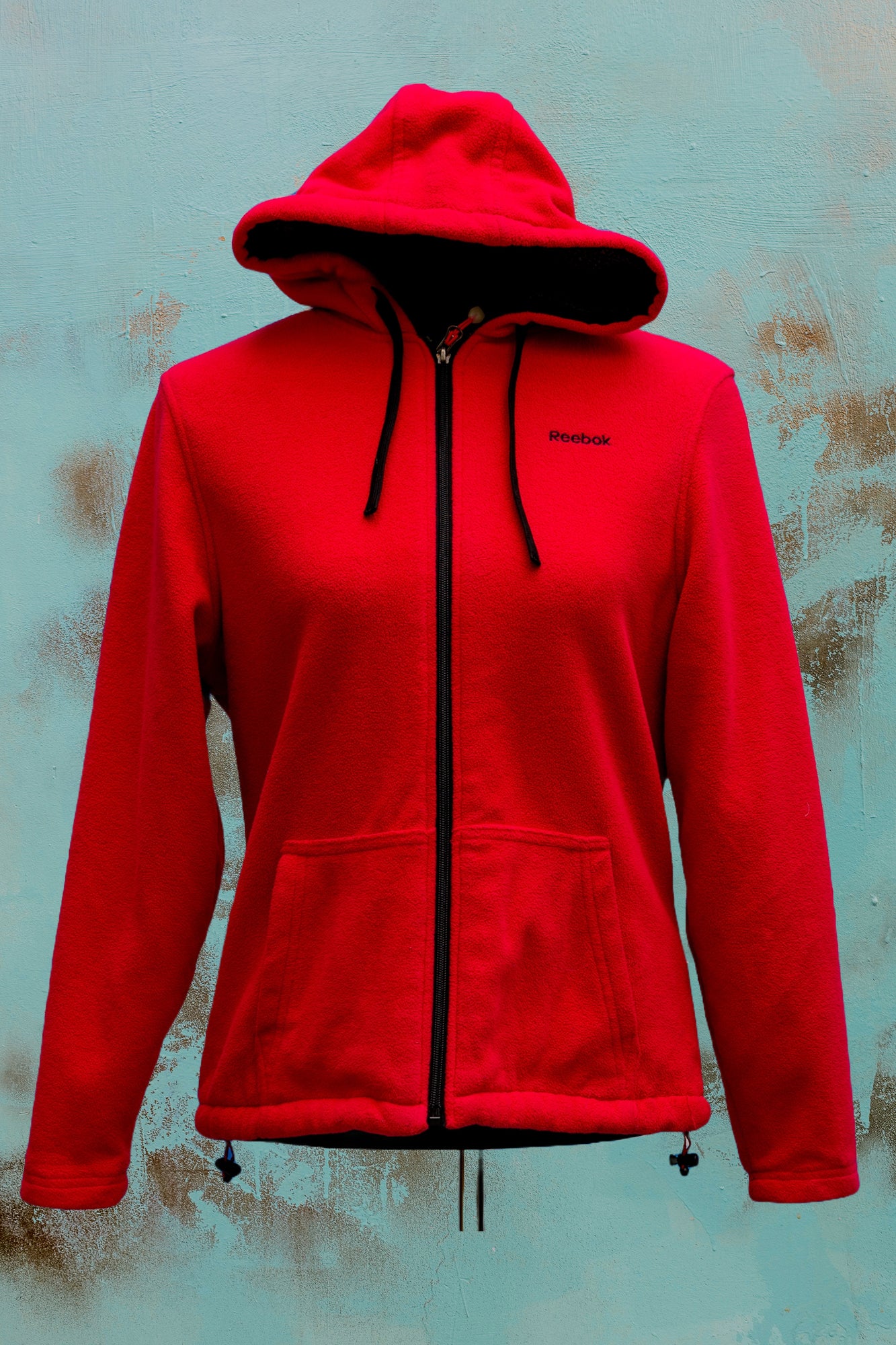 Rote Reebok Hoodieweste (S)