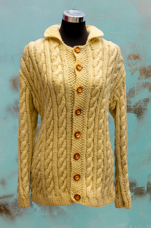 Handgemachte Strickjacke (M)